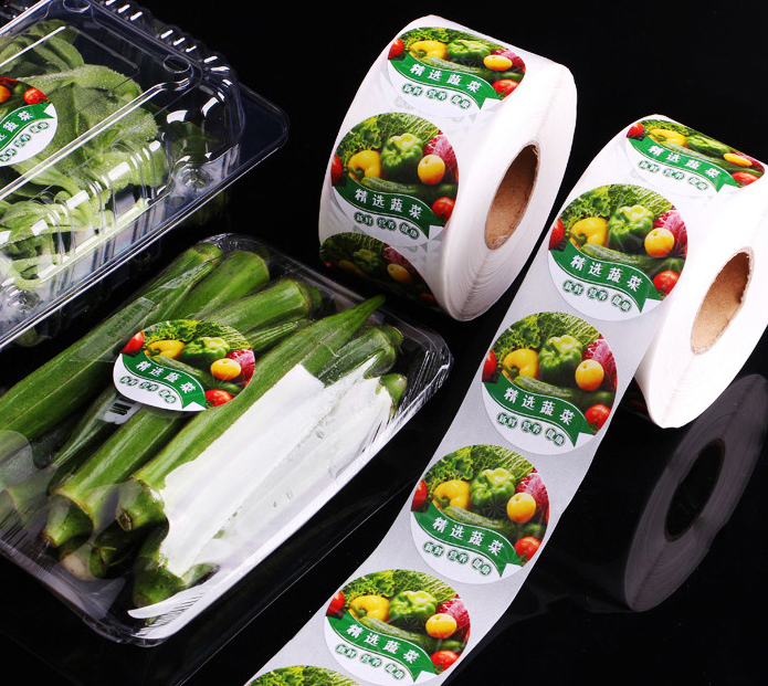 生鲜食品不干胶标签